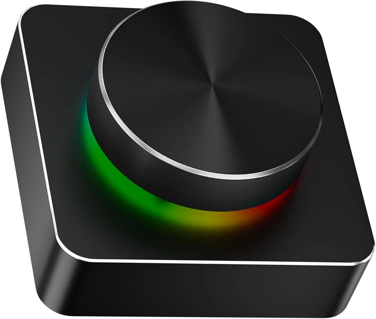 دکمه کنترل صدا USB Luocute، کنترلر چند رسانه ای قابل تنظیم اسپیکر با نور RGB، اتصال BT و سیمی