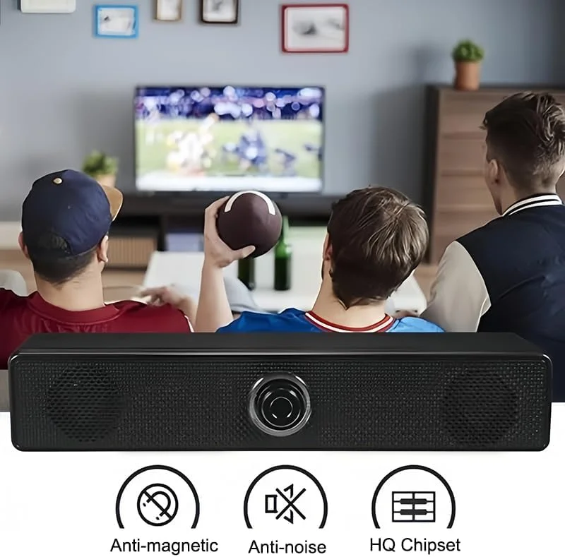 اسپیکر کامپیوتر برای لپ تاپ رومیزی، ورودی بلوتوث و USB، ساندبار با تغذیه USB با صدای استریو و بیس تقویت شده، دکمه تنظیم صدا، برای مانیتور کامپیوتر و لپ تاپ اسپیکر کامپیوتر برای لپ تاپ رومیزی، ورودی بلوتوث و USB، ساندبار با تغذیه USB با صدای استریو و بیس تقویت شده، دکمه تنظیم صدا، برای مانیتور کامپیوتر و لپ تاپ