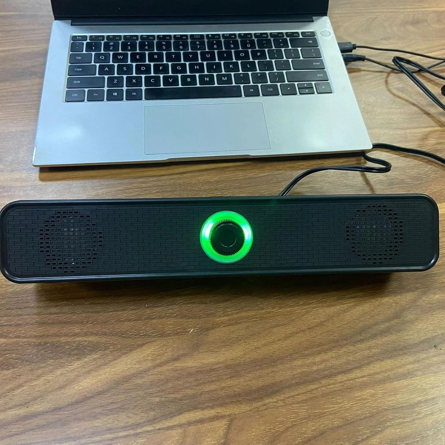 اسپیکر رومیزی | اسپیکر مانیتور، ساندبار صدای بلند با بیس عمیق برای مانیتور، پروژکتور، استیج، دفتر، تبلت، کلاس درس، موسیقی، خودرو، تلویزیون