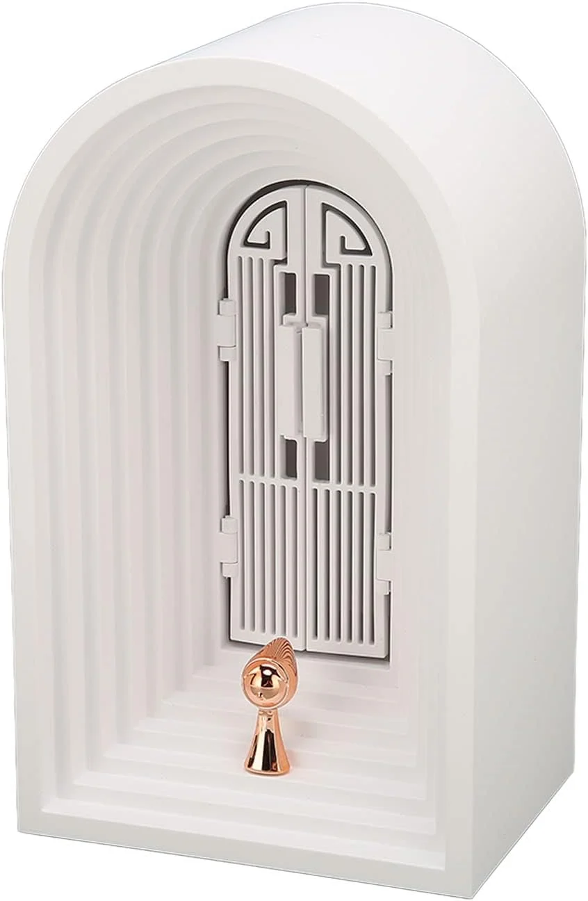 اسپیکر رومیزی، اسپیکر نور محیطی با چراغ رومیزی کوچک، اسپیکر USB تزئینی با عملکرد حافظه کم نور پیوسته و باتری داخلی، 5 ولت 1 آمپر (سفید)