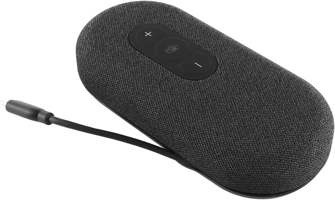 اسپیکر و میکروفون کنفرانس USB آیرون با قابلیت دریافت صدای 360 درجه، کاهش نویز و حذف اکو، سازگار با زوم، تیمز، اسکایپ، کامپیوتر، لپ تاپ و دسکتاپ