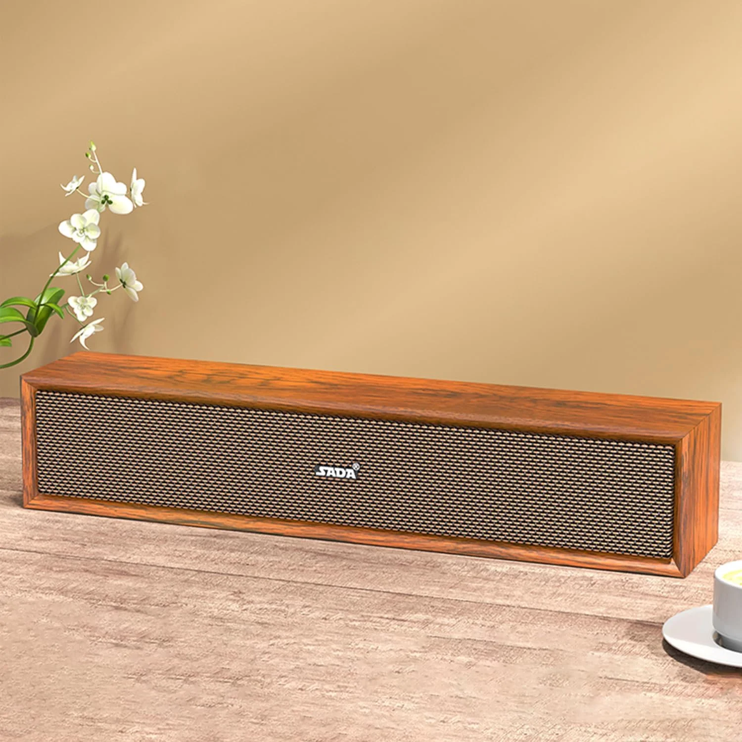 اسپیکر کامپیوتر، ساب ووفر چوبی خانگی رومیزی فراگیر، پشتیبانی از بلوتوث بی سیم، چند رسانه ای سیمی 2.0 و اسپیکر اتصال USB