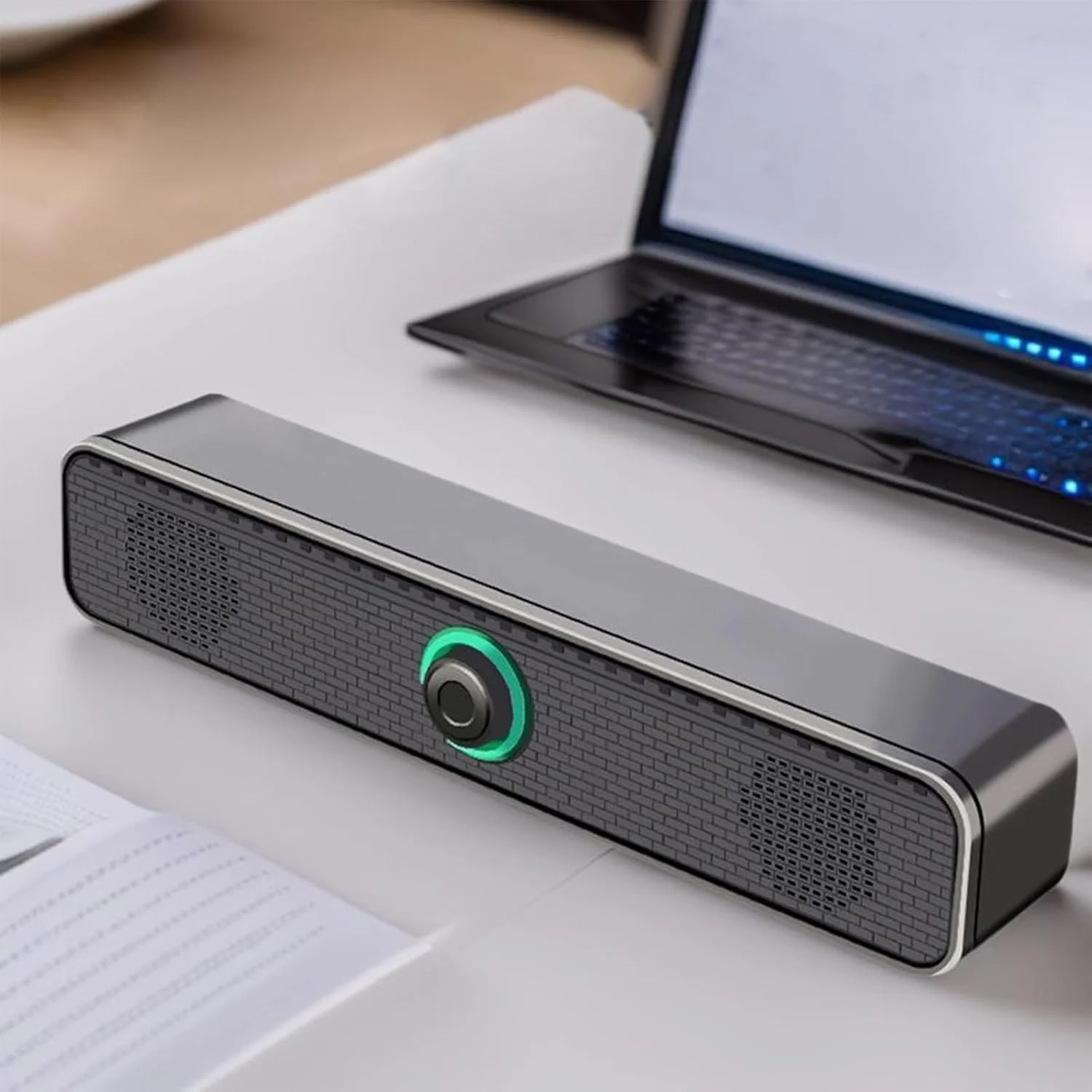 اسپیکر کامپیوتر، اسپیکرهای کامپیوتر رومیزی، ساندبار استریو با تغذیه USB برای پروژکتور، تلویزیون، ماشین، استیج، تبلت، کلاس درس، موسیقی، دفتر کار، کامپیوتر خانگی