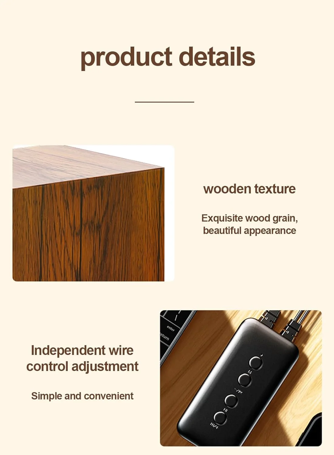 اسپیکر کامپیوتر، ساب ووفر چوبی خانگی رومیزی فراگیر، پشتیبانی از بلوتوث بی سیم، چند رسانه ای سیمی 2.0 و اسپیکر اتصال USB