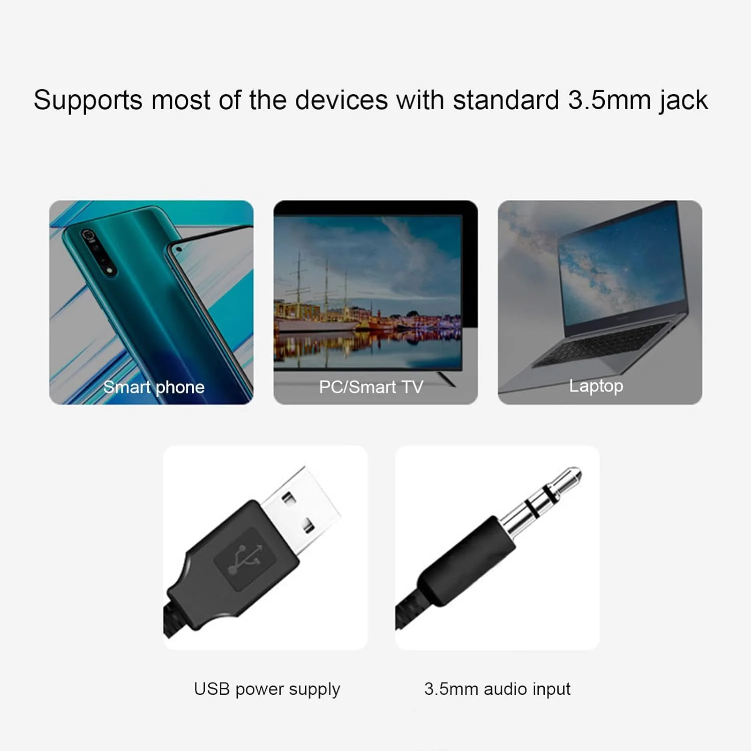 اسپیکرهای کامپیوتر V-181، رومیزی، USB، استریو سیمی، ورودی AUX، ساب ووفر خانگی، نوار صوتی جداشدنی با کنترل برای کامپیوتر، لپ تاپ، تلفن