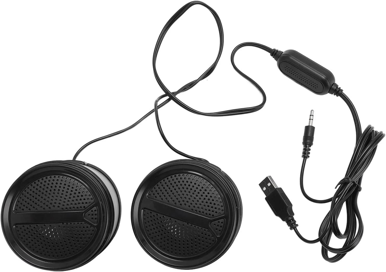 اسپیکر کامپیوتر برای رایانه شخصی رومیزی، اسپیکر رومیزی سیمی USB2.0 با صدای HIFI، اسپیکر کوچک لپ تاپ با کنترل صدا، اسپیکرهای رومیزی Plug And Play، اسپیکر کوچک کامپیوتر (غیر)