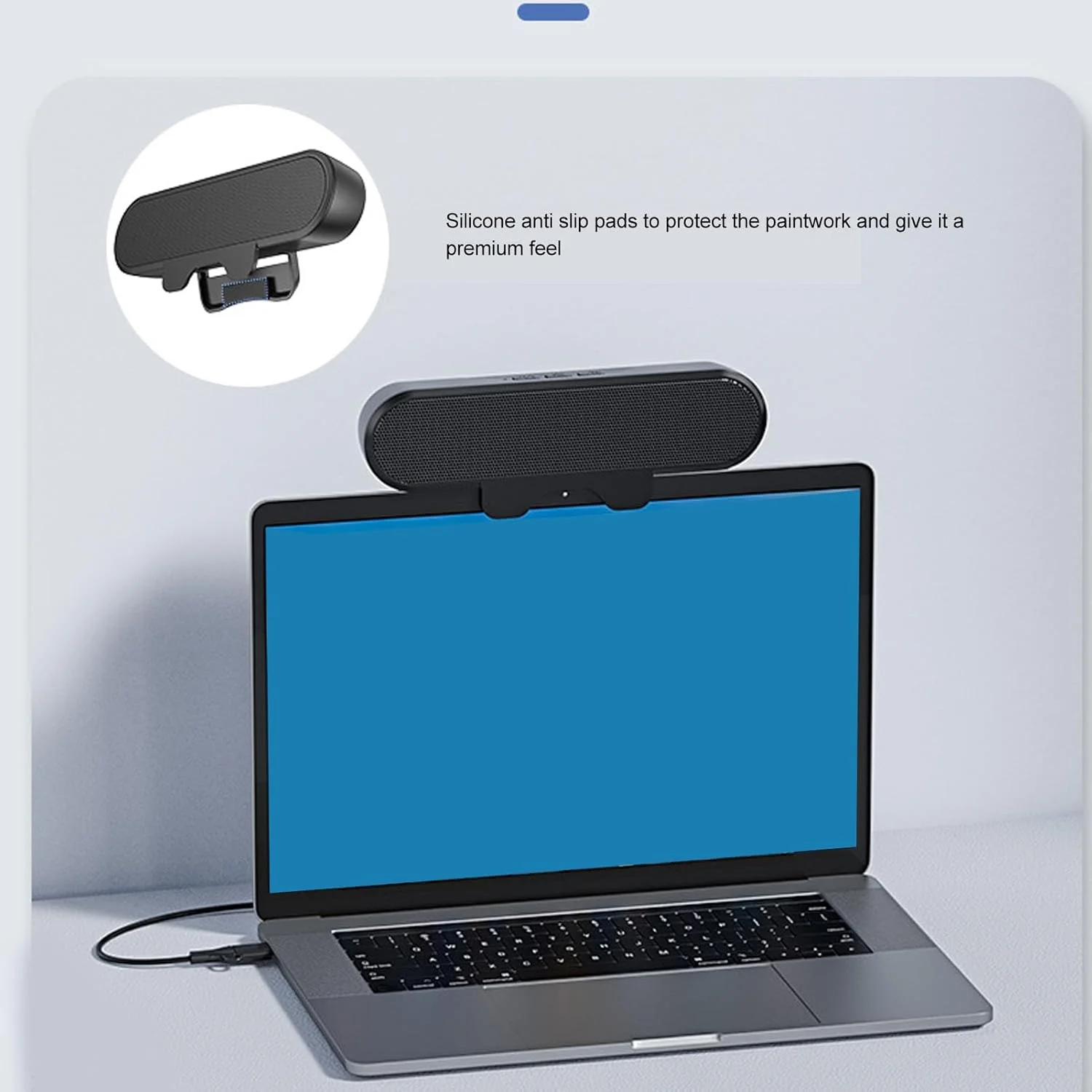 اسپیکر کامپیوتر برای مانیتور کامپیوتر رومیزی، اسپیکر لپ تاپ سیمی USB با صدای بلند، کنترل صدا به راحتی به مانیتورها متصل می شود، ساندبار کامپیوتر، اسپیکر کامپیوتر برای کامپیوتر