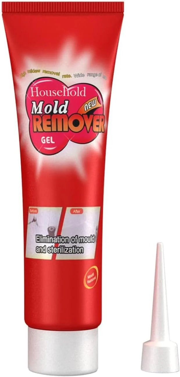 ژل پاک کننده کپک خانگی آزونه، 2 عدد 120 گرمی، پاک کننده شیمیایی کپک، پاک کننده سریع و قوی کپک مناسب برای لکه های کاشی آشپزخانه و حمام و سینک