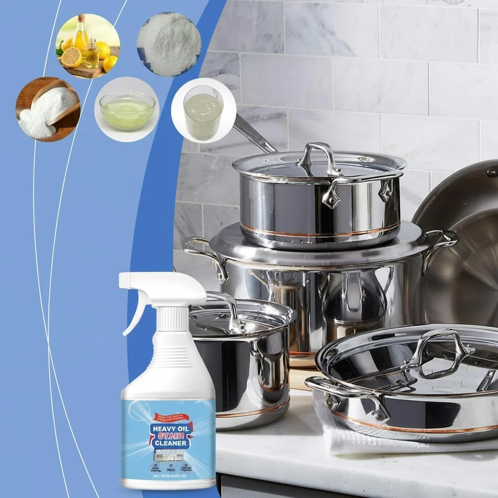 اسپری پاک کننده آشپزخانه Azonee، 100 میلی لیتر، پاک کننده لکه های روغن آشپزخانه، اسپری پاک کننده قوی چند منظوره روغن سنگین آشپزخانه، اسپری پاک کننده آسان اجاق گاز برای هود، اجاق گاز، قابلمه، سینک