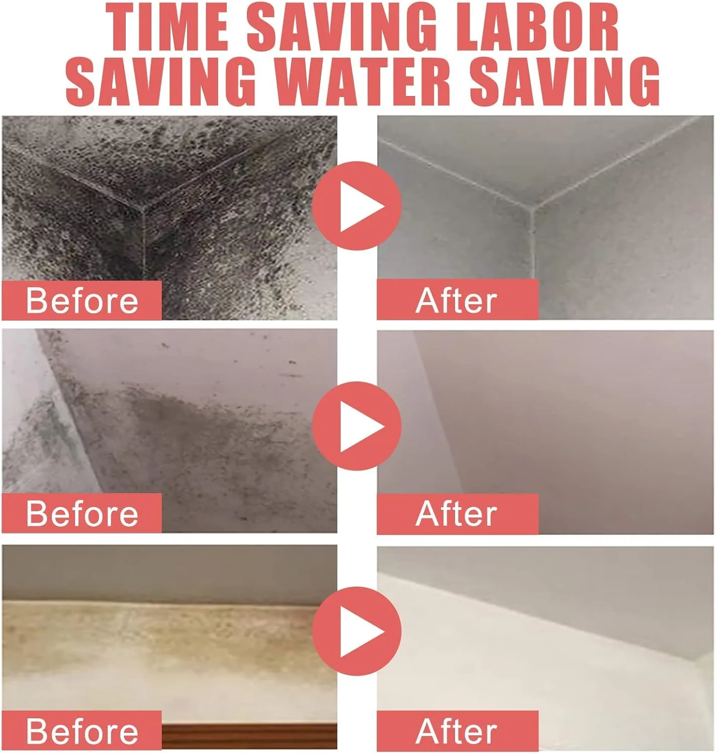 ژل پاک کننده کپک خانگی آزونه، 2 عدد 120 گرمی، پاک کننده شیمیایی کپک، پاک کننده سریع و قوی کپک مناسب برای لکه های کاشی آشپزخانه و حمام و سینک