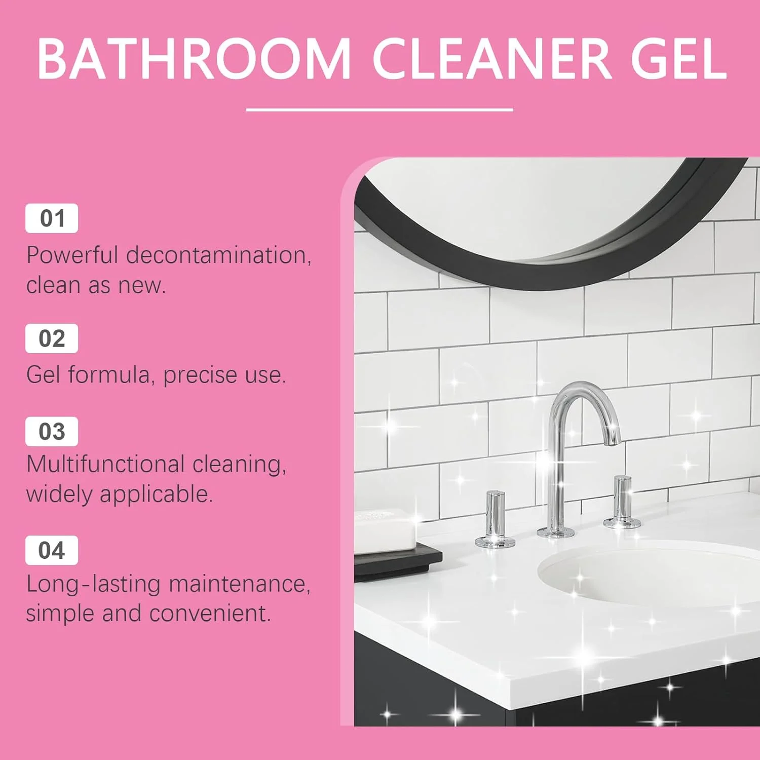 ژل پاک کننده حمام Azonee با حجم 120 میلی لیتر، ژل پاک کننده لکه ها، ژل تمیز کننده عمیق خانگی برای سینک ظرفشویی، کاشی حمام، تمیز کردن لکه های دیوار برای شیشه، لوازم سطوح کاشی