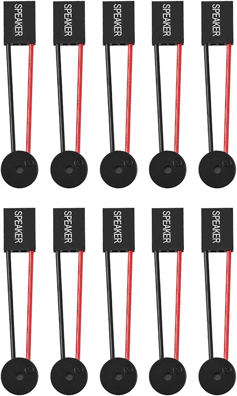 بوق داخلی مادربرد کامپیوتر BONKZEBU، بسته 10 عددی، قطعات بلندگوی بوق کیس کامپیوتر رومیزی