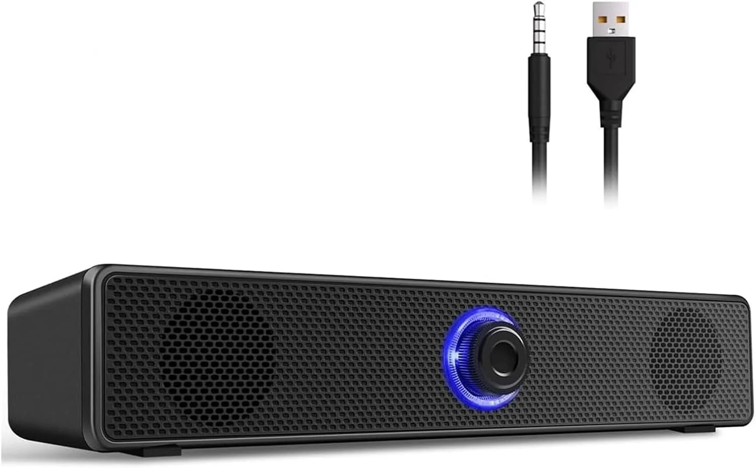 اسپیکر کامپیوتر BGFOX، اسپیکرهای استریو سیم دار رومیزی با تغذیه USB برای کامپیوترها، لپ تاپ ها و رایانه های شخصی