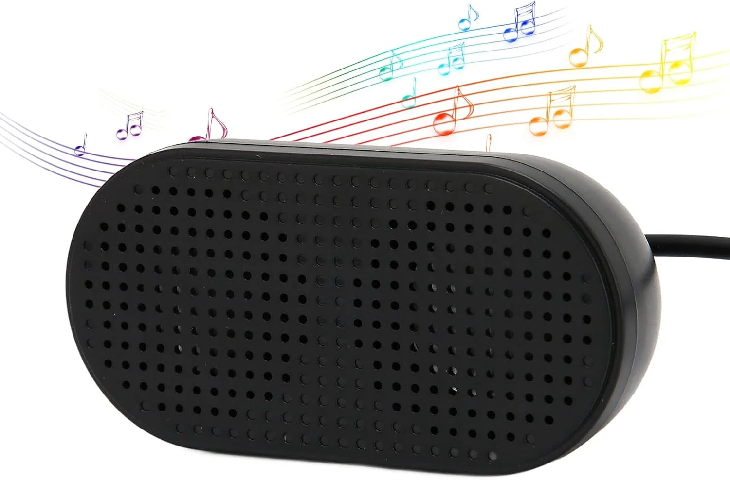 اسپیکر دوتایی USB کوچک Bewinner، اسپیکرهای استریو USB قابل حمل با کارت صدای داخلی، اسپیکرهای کامپیوتر با تغذیه USB، اتصال آسان برای لپ تاپ، کامپیوتر و دسکتاپ