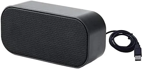 اسپیکر کامپیوتر USB آئولک، مینی ساندبار سیمی قابل حمل برای کامپیوتر با صدای استریو فراگیر سه بعدی، اتصال و پخش آسان، اسپیکر USB با منبع تغذیه USB برای کامپیوتر رومیزی، کامپیوتر ویندوزی، لپ تاپ