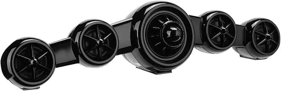 سیستم ساب ووفر تقویت شده، جعبه صدای ساب ووفر چند رسانه ای طرح هواپیما، جعبه بلندگوی جمع و جور، نصب آسان با سیستم های سینمای خانگی (مشکی)