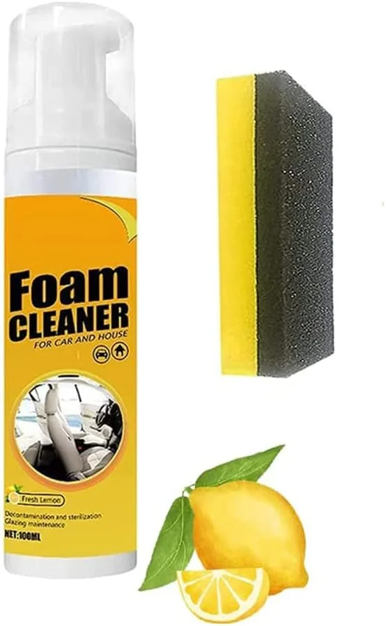 فوم تمیز کننده Atidottech، کیت قدرتمند لکه بری Atidottech، اسپری فوم تمیز کننده چند منظوره، فوم تمیز کننده برای خودرو و منزل با رایحه لیمو فوم تمیز کننده Atidottech، کیت قدرتمند لکه بری Atidottech، اسپری فوم تمیز کننده چند منظوره، فوم تمیز کننده برای خودرو و منزل با رایحه لیمو