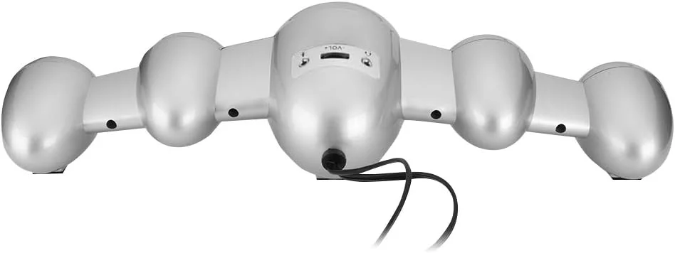 باند ساب ووفر چند رسانه ای مدل هواپیمای D-219، طراحی ارگونومیک برای کامپیوتر و موبایل (سفید)