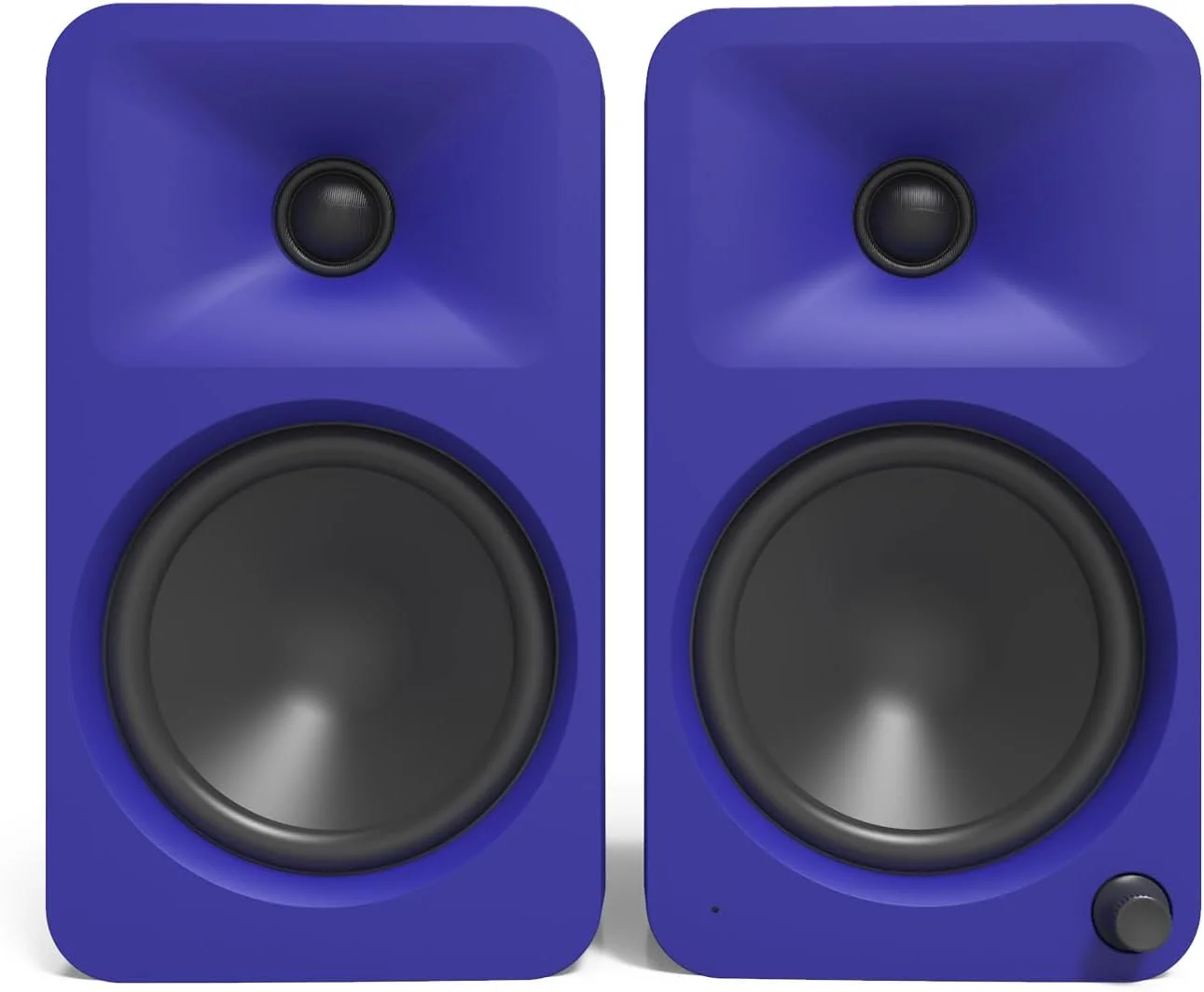 اسپیکرهای رفرنس 140 واتی Kanto ORA4 با بلوتوث 5.0 و ورودی USB-C | ووفر 4 اینچی با تقویت بیس عمیق | دو آمپلی‌فایر | کراس‌اوور اتوماتیک 80 هرتز | صدای با کیفیت رفرنس | یک جفت | بنفش