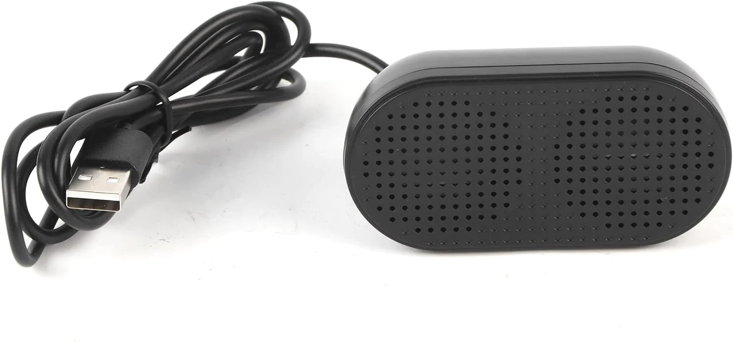 اسپیکر دوگانه سیمی USB Jectse، اسپیکر کامپیوتر با منبع تغذیه USB و باس قوی، اسپیکرهای سیمی کوچک برای کامپیوتر رومیزی