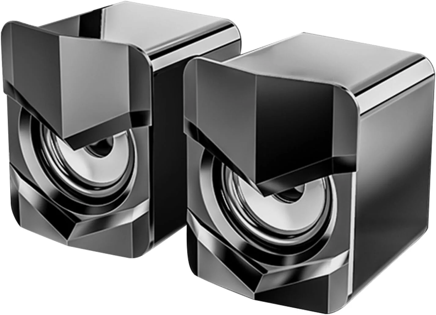 Labymos D-158 Mini Desktop Computer Speaker Super Bass Subwoofer 3.5mm Wired Music Player Soundbox USB ed Home Speakers Subwoofer for Cellphone Laptop Universal