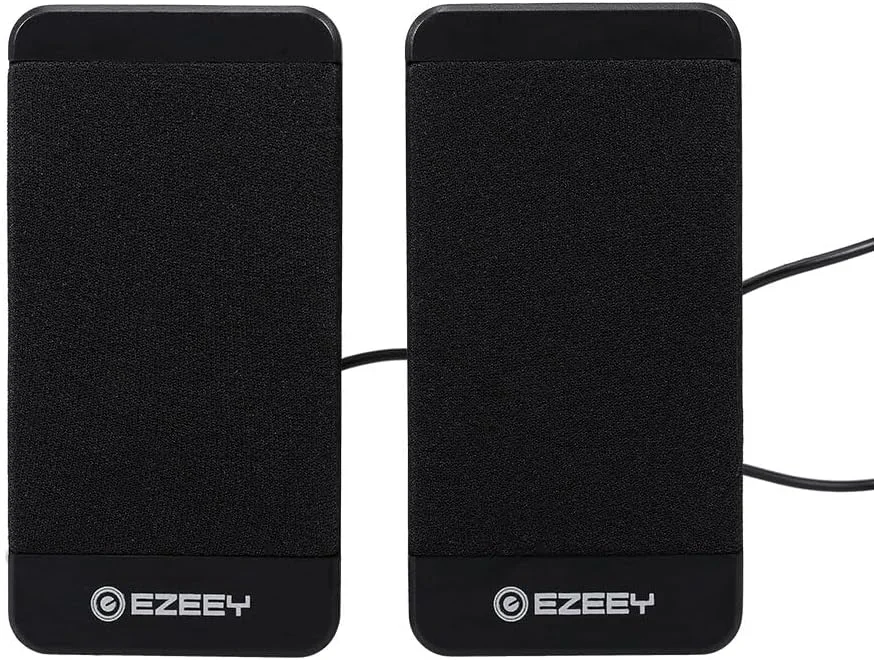 اسپیکر رومیزی کوچک Labymos S4، اسپیکر قابل حمل ساب ووفر USB سیم دار برای موبایل، لپ تاپ، مشکی