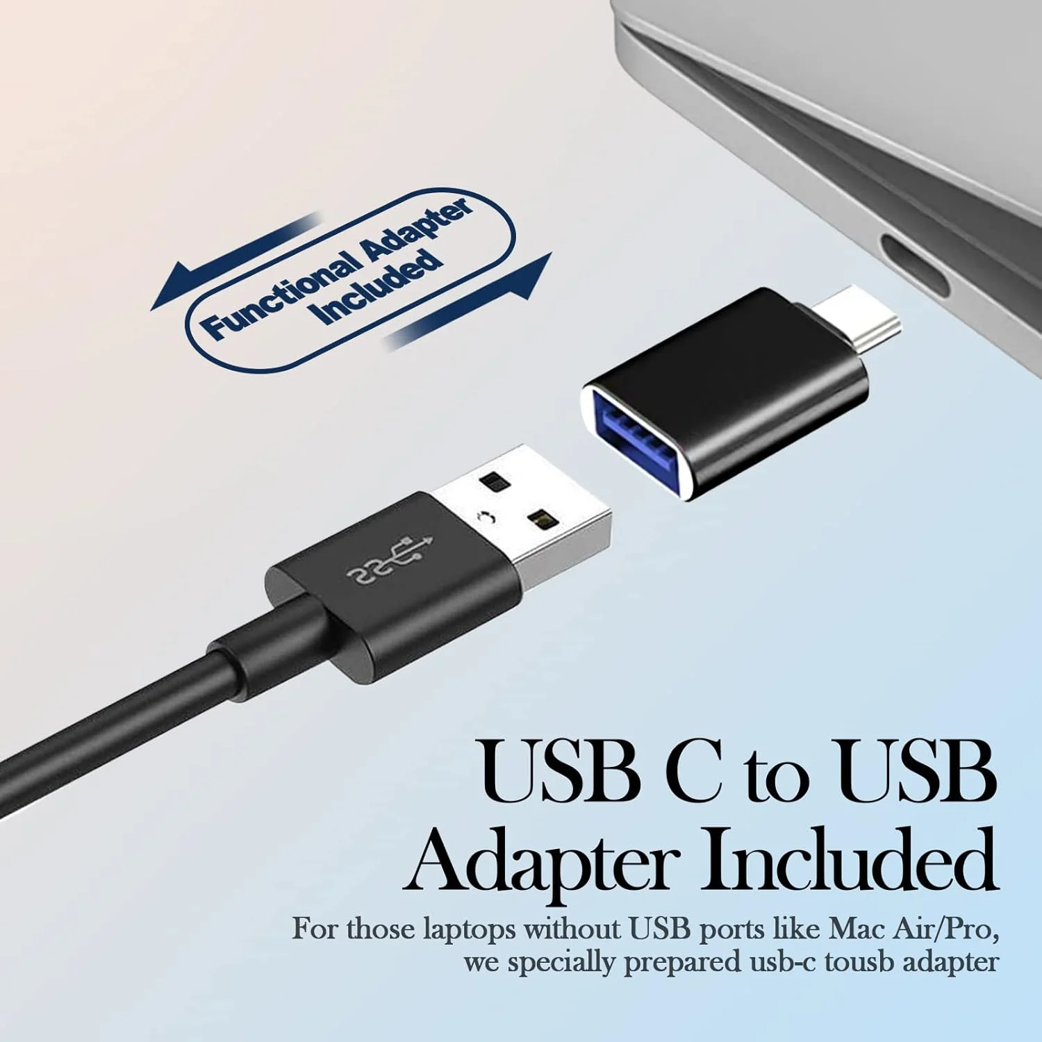 اسپیکر کامپیوتر ZETIY، اسپیکرهای USB برای کامپیوتر، مینی استریو قابل حمل، اسپیکرهای استریو چند رسانه ای رومیزی برای لپ تاپ، دفتر کار، نوت بوک - اتصال و پخش (Compact 1.0)