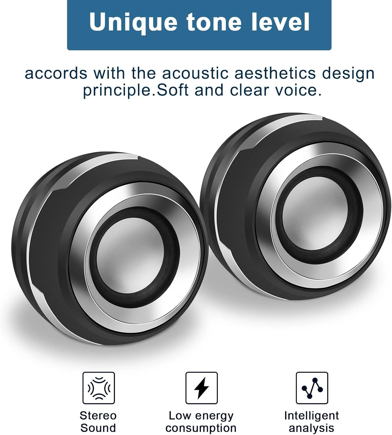 اسپیکر استریو کامپیوتر Zhaoyao، اسپیکر USB با صدای بلند و بیس تقویت شده، اسپیکر PC برای لپ تاپ، کامپیوتر رومیزی، تلفن های همراه و موارد دیگر