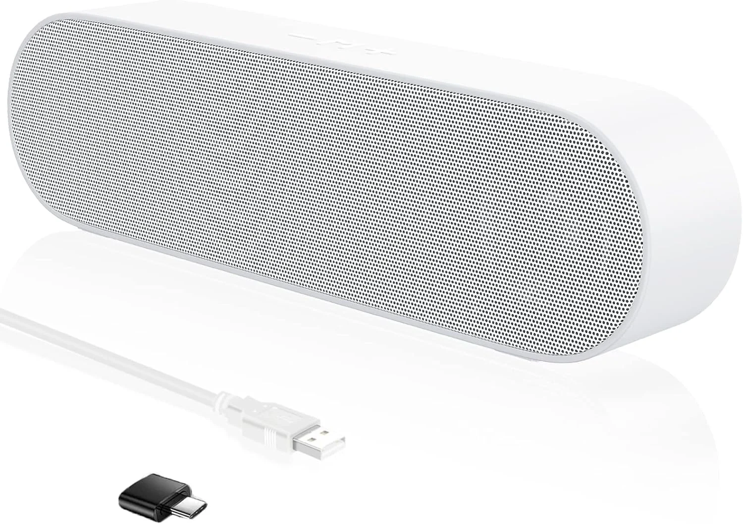 اسپیکر کامپیوتر ZETIY، اسپیکر USB قابل حمل کامپیوتر، مینی ساندبار با صدای استریو فراگیر سه بعدی برای نوت بوک، کامپیوتر، لپ تاپ، دسکتاپ - Plug and Play (سفید) اسپیکر کامپیوتر ZETIY، اسپیکر USB قابل حمل کامپیوتر، مینی ساندبار با صدای استریو فراگیر سه بعدی برای نوت بوک، کامپیوتر، لپ تاپ، دسکتاپ - Plug and Play (سفید)