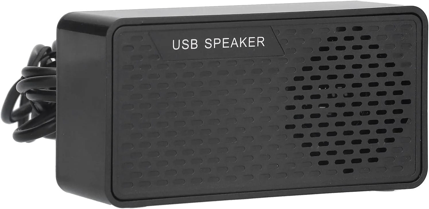 اسپیکر رومیزی USB کامپیوتر، اسپیکر قابل حمل، مینی اسپیکر، جنس ABS کوچک و قابل حمل، استفاده آسان برای خانه