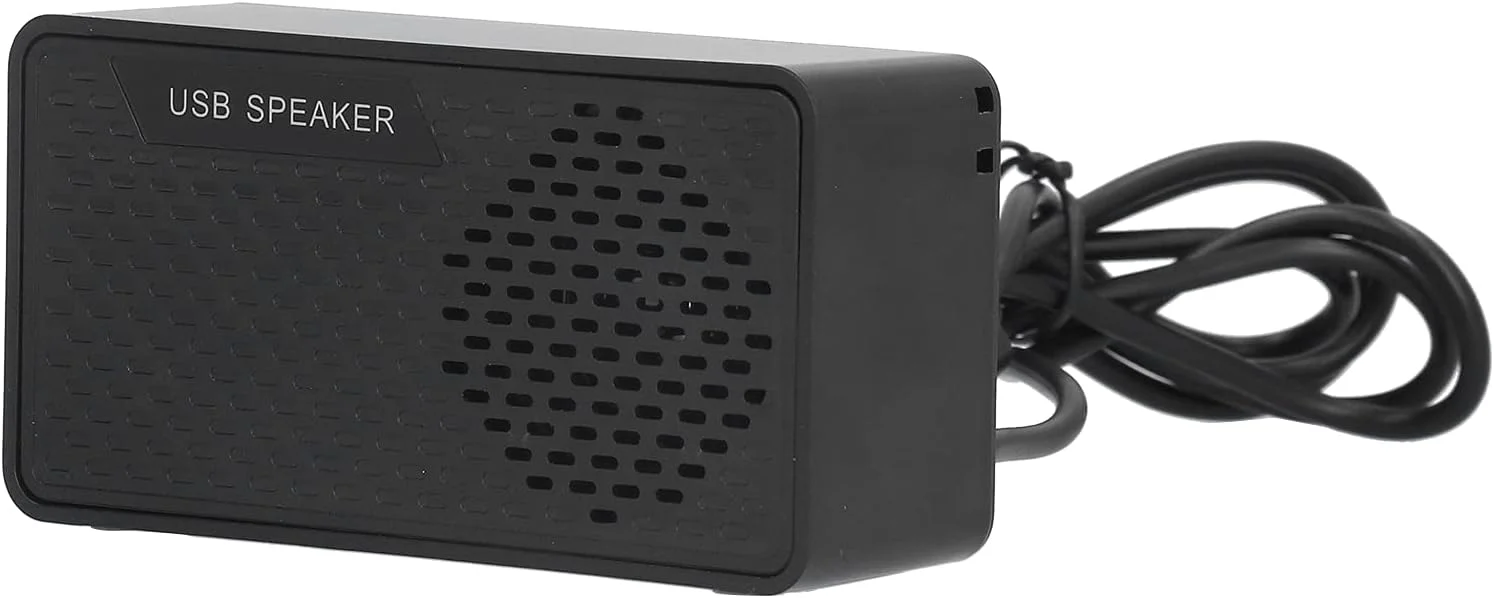 اسپیکر رومیزی USB کامپیوتر، اسپیکر قابل حمل، مینی اسپیکر، جنس ABS کوچک و قابل حمل، استفاده آسان برای خانه