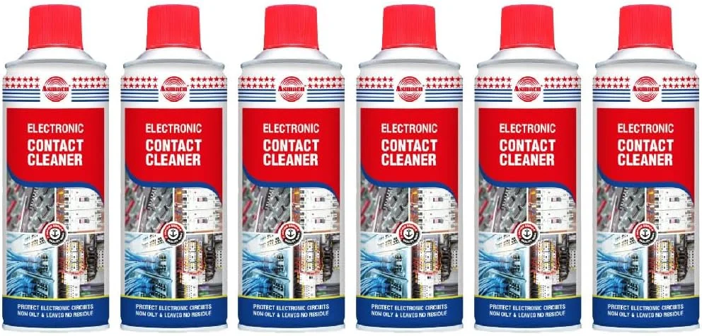 اسپری تمیز کننده قطعات الکترونیکی آسماکو - 400 میلی لیتر - بسته 6 عددی