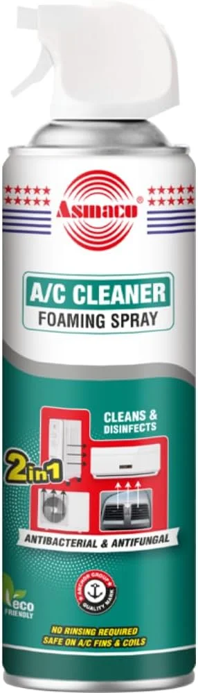 اسپری فوم تمیز کننده سیستم تهویه مطبوع آسماکو - 500 میلی لیتر - مجموعه 1 عددی