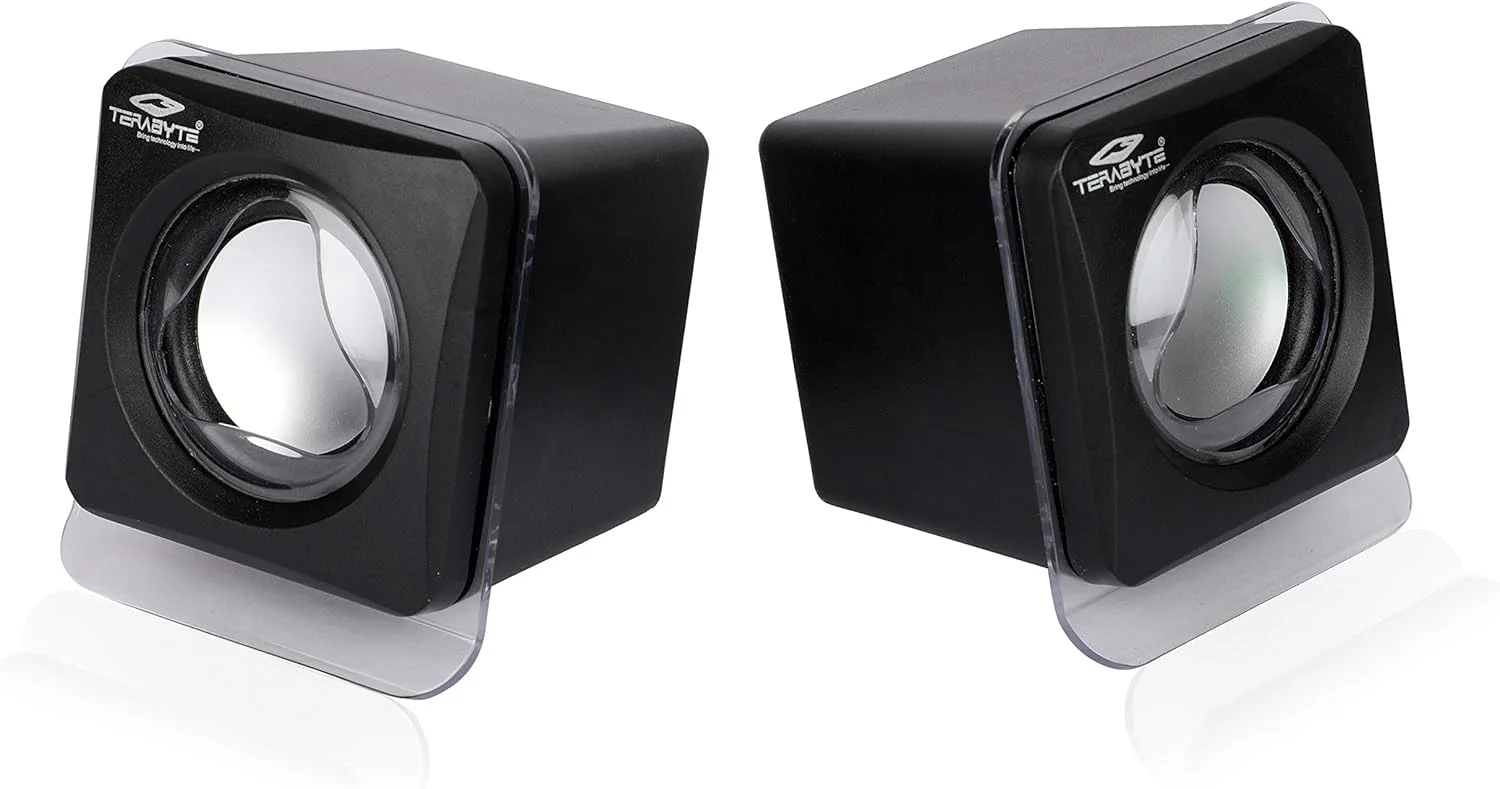 اسپیکر USB دو کاناله 2.0 تِرا بایت مدل 2021 با توان 2 وات (مشکی)