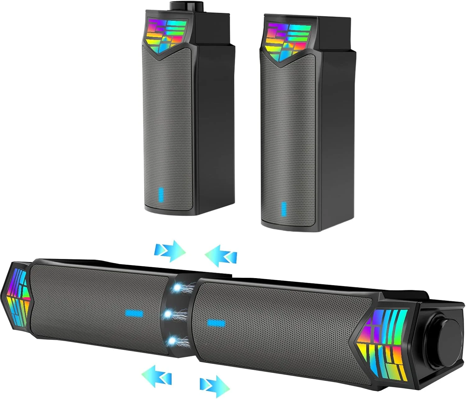 اسپیکر کامپیوتر کوچک Smalody برای مانیتور رومیزی گیمینگ