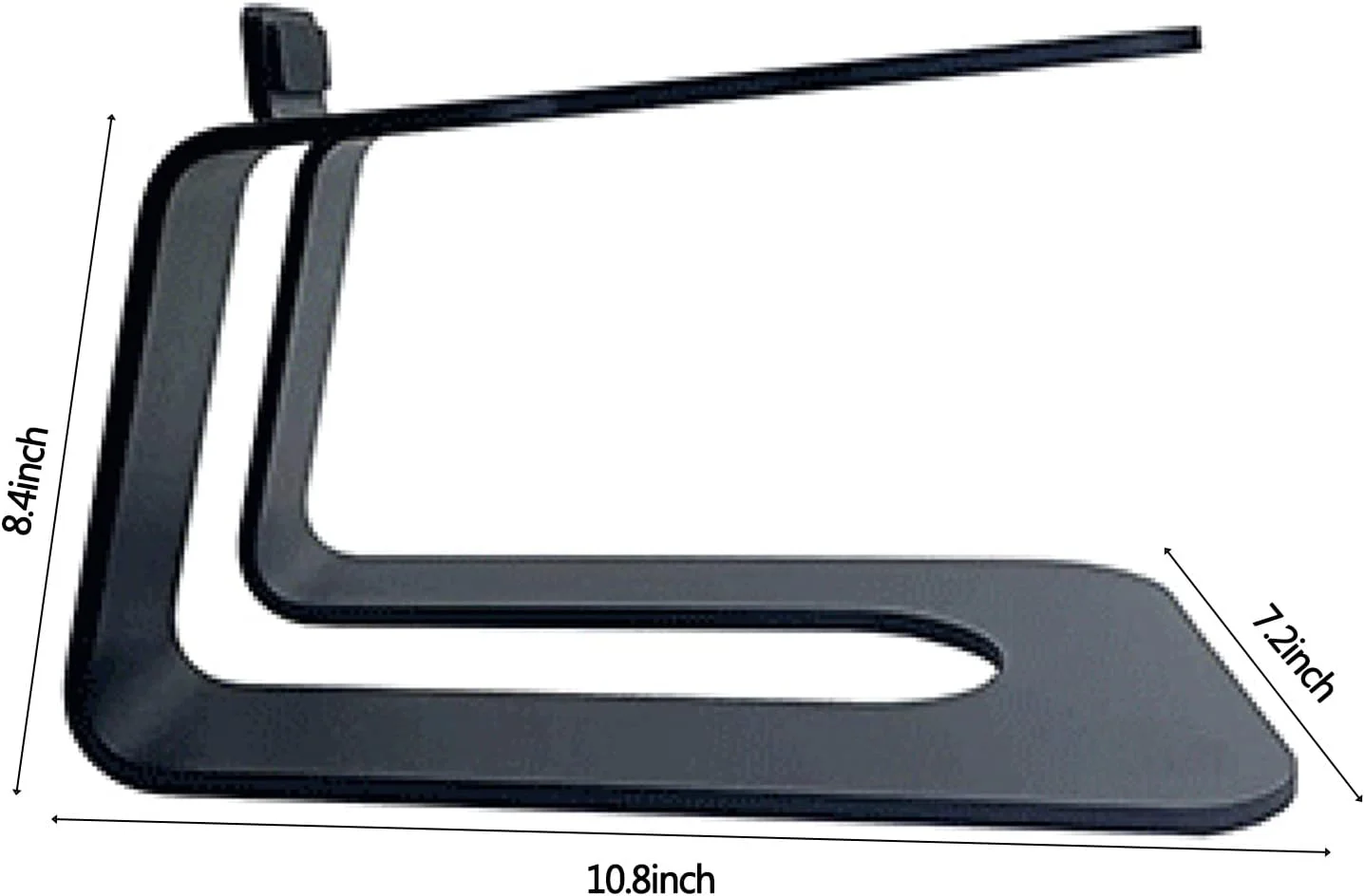 پایه رومیزی بلندگو با قابلیت جذب شوک، نگهدارنده صوتی HiFi خارجی، پایه مانیتور C شکل برای بلندگوهای کامپیوتر، ضد شوک و قابل تنظیم