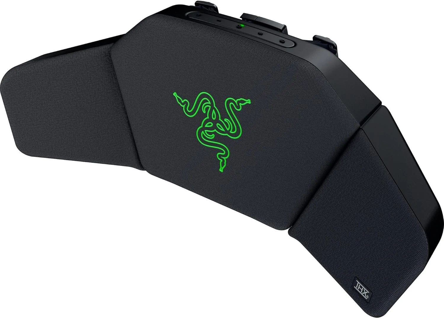 بالشتک سر اسپیکر بی‌سیم Razer Clio با صدای فضایی THX: دارای دو اسپیکر یکپارچه میدان نزدیک، 3 حالت EQ مجزا، دو درایور 43 میلی‌متری فول رنج با مخروط آلومینیومی - مشکی