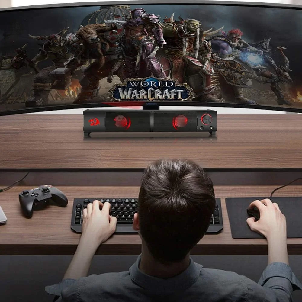 اسپیکر گیمینگ کامپیوتر رداگون GS550 Orpheus، نوار صوتی استریو 2.0 کاناله برای کامپیوتر رومیزی