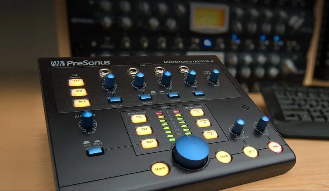 مرکز کنترل استودیویی رومیزی Presonus Monitor Station V2 (Monito Stat V2)
