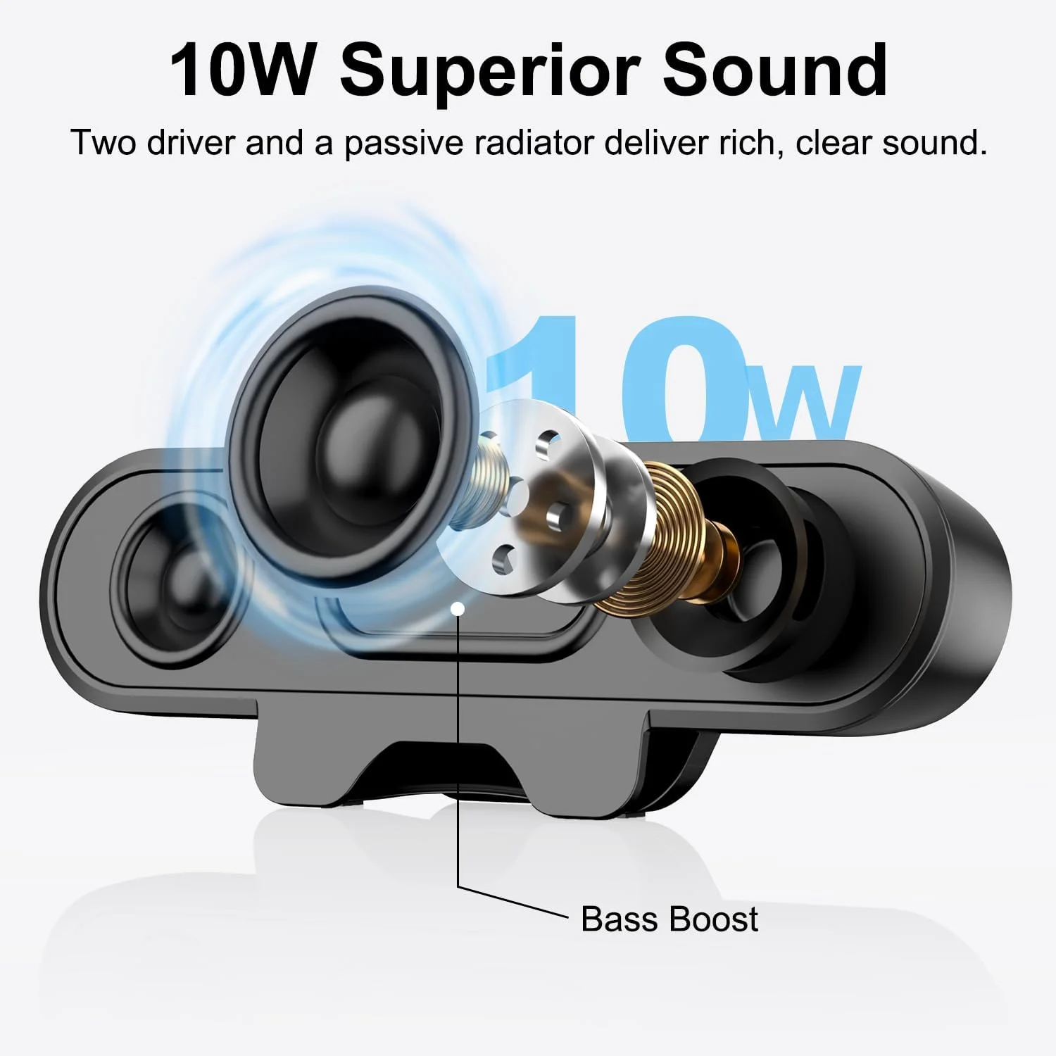 اسپیکر کامپیوتر Plyee Audio برای کامپیوتر رومیزی 10 وات