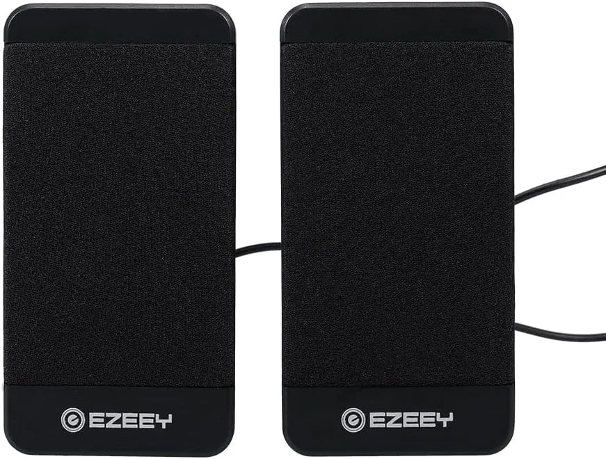 اسپیکر رومیزی کوچک Pepisky S4، اسپیکر قابل حمل ساب ووفر سیم دار USB برای موبایل، لپ تاپ، مشکی