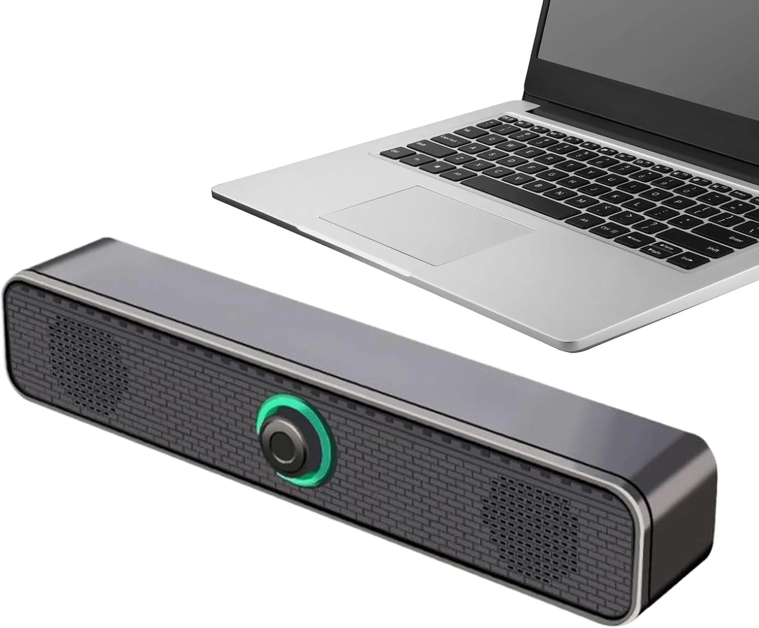 اسپیکر کامپیوتر برای دسکتاپ - اسپیکر کامپیوتر برای لپ تاپ | ساندبار استریو با تغذیه USB برای میز، پروژکتور، تلویزیون، ماشین، استیج، تبلت، کلاس درس، موسیقی، دفتر کار، کامپیوتر خانگی