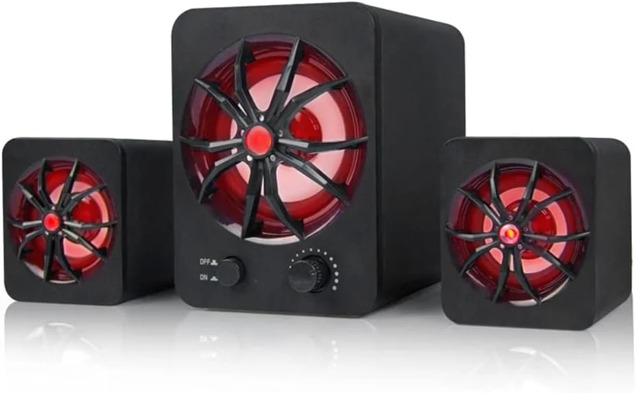 اسپیکر کامپیوتر Morelian D-207، اسپیکر ترکیبی سیم دار USB، دارای LED رنگارنگ، پخش کننده موسیقی استریو با بیس قوی، ساب ووفر برای کامپیوتر رومیزی، لپ تاپ، تبلت، کامپیوتر و تلفن هوشمند اسپیکر کامپیوتر Morelian D-207، اسپیکر ترکیبی سیم دار USB، دارای LED رنگارنگ، پخش کننده موسیقی استریو با بیس قوی، ساب ووفر برای کامپیوتر رومیزی، لپ تاپ، تبلت، کامپیوتر و تلفن هوشمند