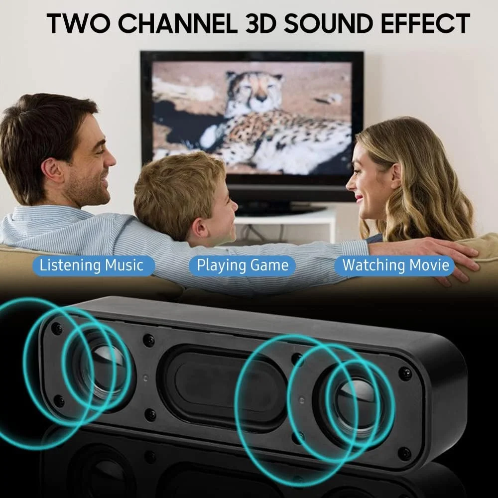 اسپیکر کامپیوتر کوچک Morelian، اسپیکر استریو رومیزی سیمی USB، رمزگشایی صوتی، پخش کننده دو کاناله صدا برای تبلت کامپیوتر شخصی لپ تاپ