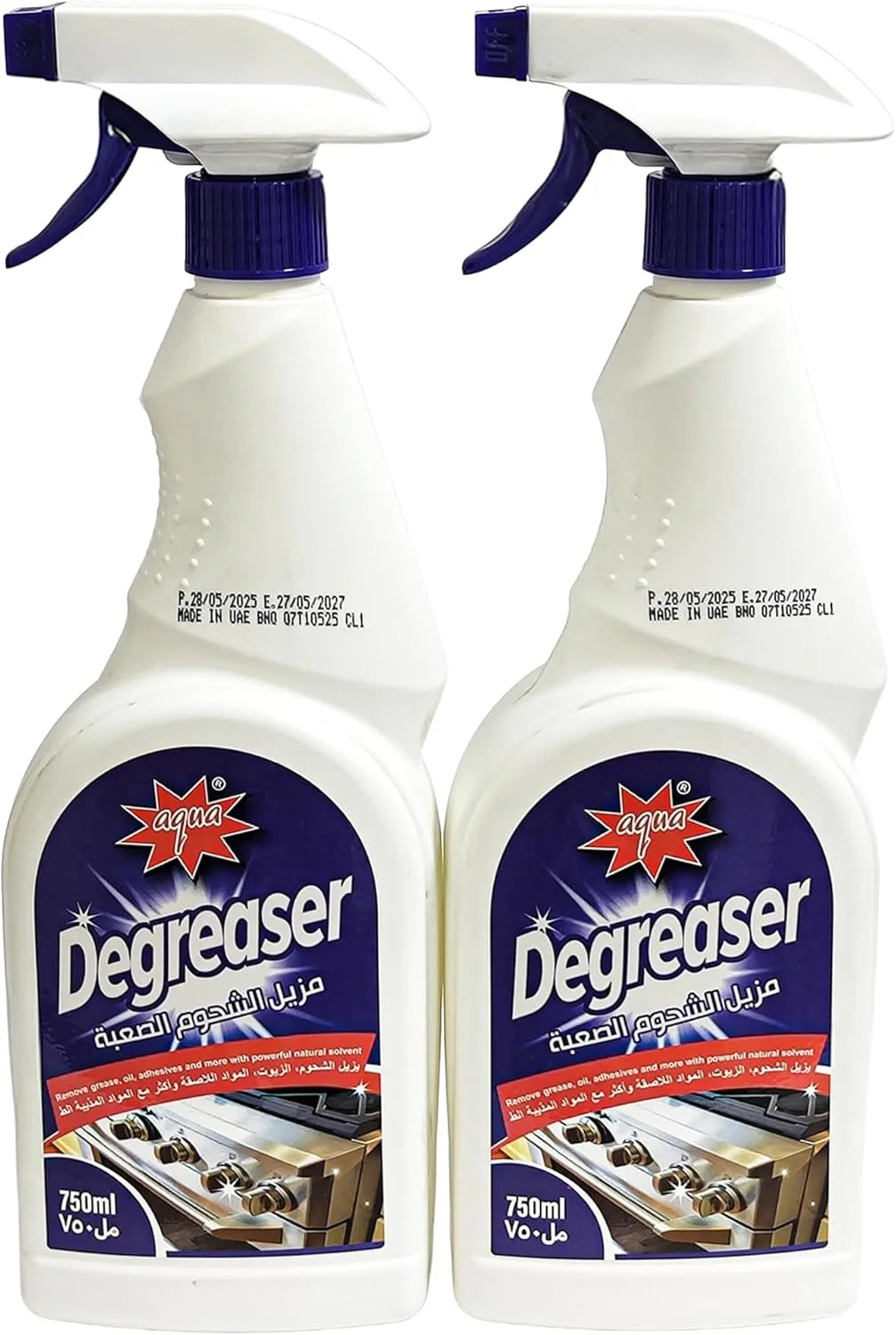 چربی زدای قوی آکوا 2 عددی 750 میلی لیتر