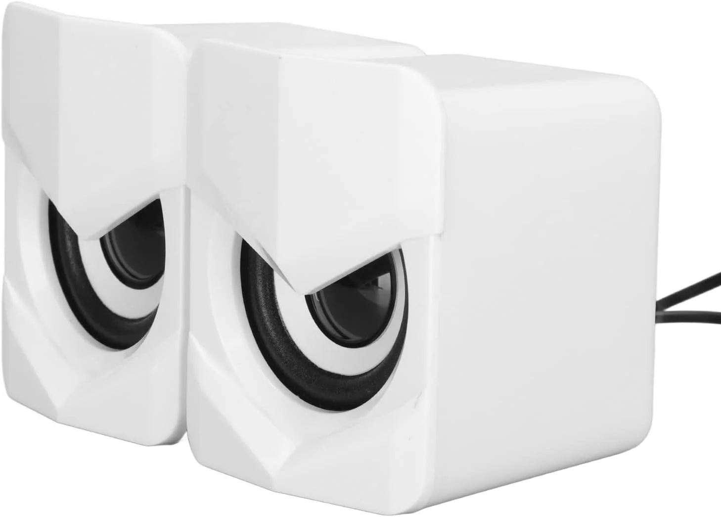 اسپیکر رومیزی USB Meiyya، اسپیکر کامپیوتر قابل حمل با سازگاری کامل، اتصال و پخش آسان، تنظیم صدا ABS، سرگرمی بیشتر برای رایانه شخصی (سفید نسخه معمولی) اسپیکر رومیزی USB Meiyya، اسپیکر کامپیوتر قابل حمل با سازگاری کامل، اتصال و پخش آسان، تنظیم صدا ABS، سرگرمی بیشتر برای رایانه شخصی (سفید نسخه معمولی)