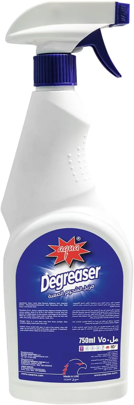 چربی زدای آکوا 750 میلی لیتر - پاک کننده قوی و سازگار با محیط زیست برای از بین بردن چربی و کثیفی. چربی زدای آکوا 750 میلی لیتر - پاک کننده قوی و سازگار با محیط زیست برای از بین بردن چربی و کثیفی.