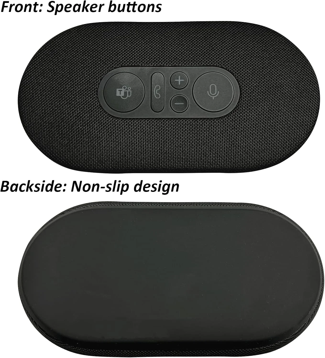 اسپیکر USB-C مدرن برای اسپیکر USB-C مایکروسافت (8KZ-00001)، اسپیکر استریو جمع و جور 2 طرفه برای جلسات تیمی تجاری، کنترل تماس، میکروفون کاهش نویز، اتصال USB-C سیمی برای ویندوز 10/11 (مشکی)