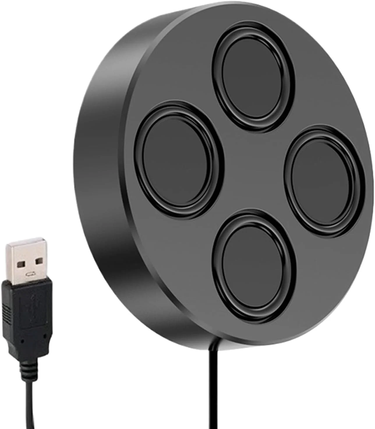 اسپیکر مگنتی | پخش کننده رومیزی سیمی USB با صدای بلند و بیس عمیق - بلندگوهای سیمی لپ تاپ، برای لپ تاپ رومیزی تبلت مسافرت مهمانی خانگی اتاق بازی محل کار تلویزیون خودرو