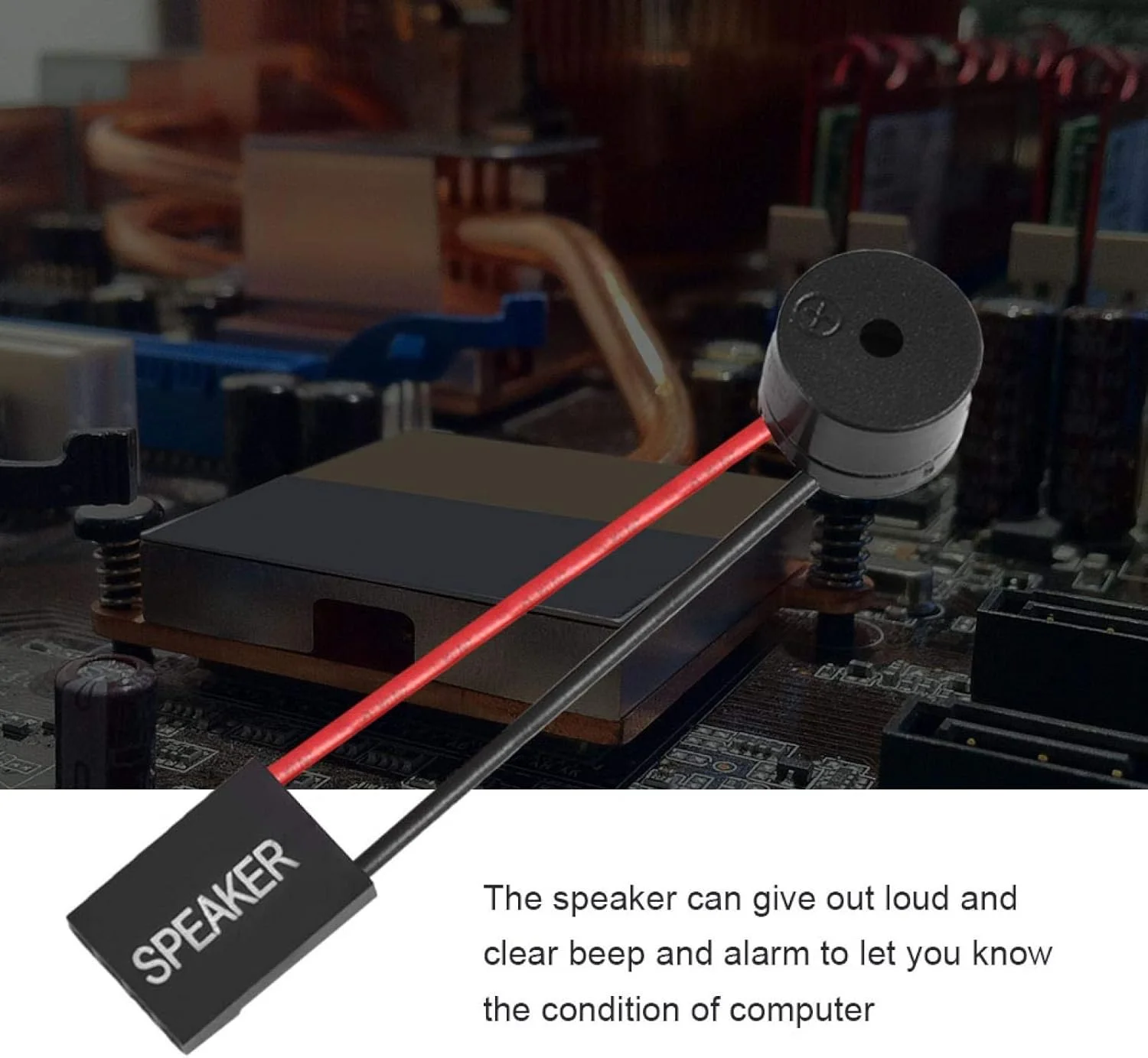 اسپیکرهای مادربرد Lv.life، 10 عدد اسپیکر بوق کیس مادربرد کامپیوتر، اتصال دهنده پلاگین